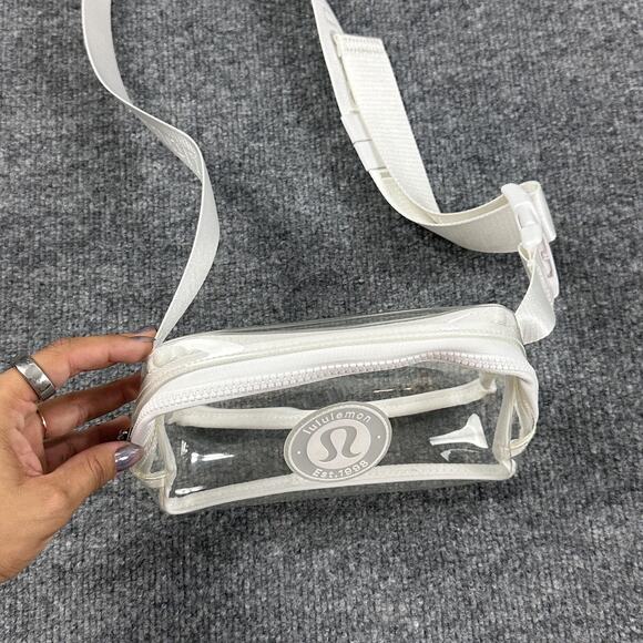 Lululemon Everywhere Belt Bag 1L Clear White Trim Stadium Event Casual Comfy - Picture 8 of 13